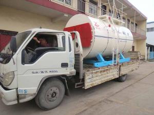 10月10日 2噸燃氣鍋爐發(fā)貨