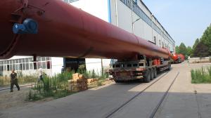 公司4條蒸壓釜，一臺蒸汽鍋爐發(fā)貨